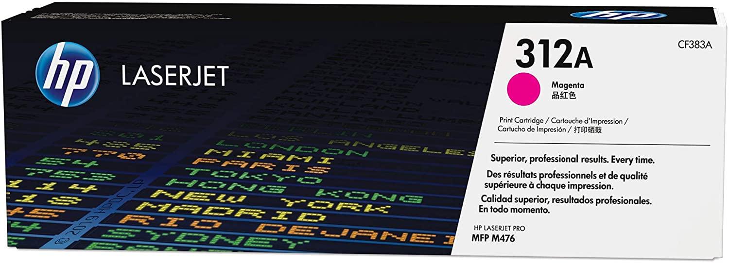 HP 312A Magenta Original LaserJet Toner Cartridge - CF383A - eBuy UAE